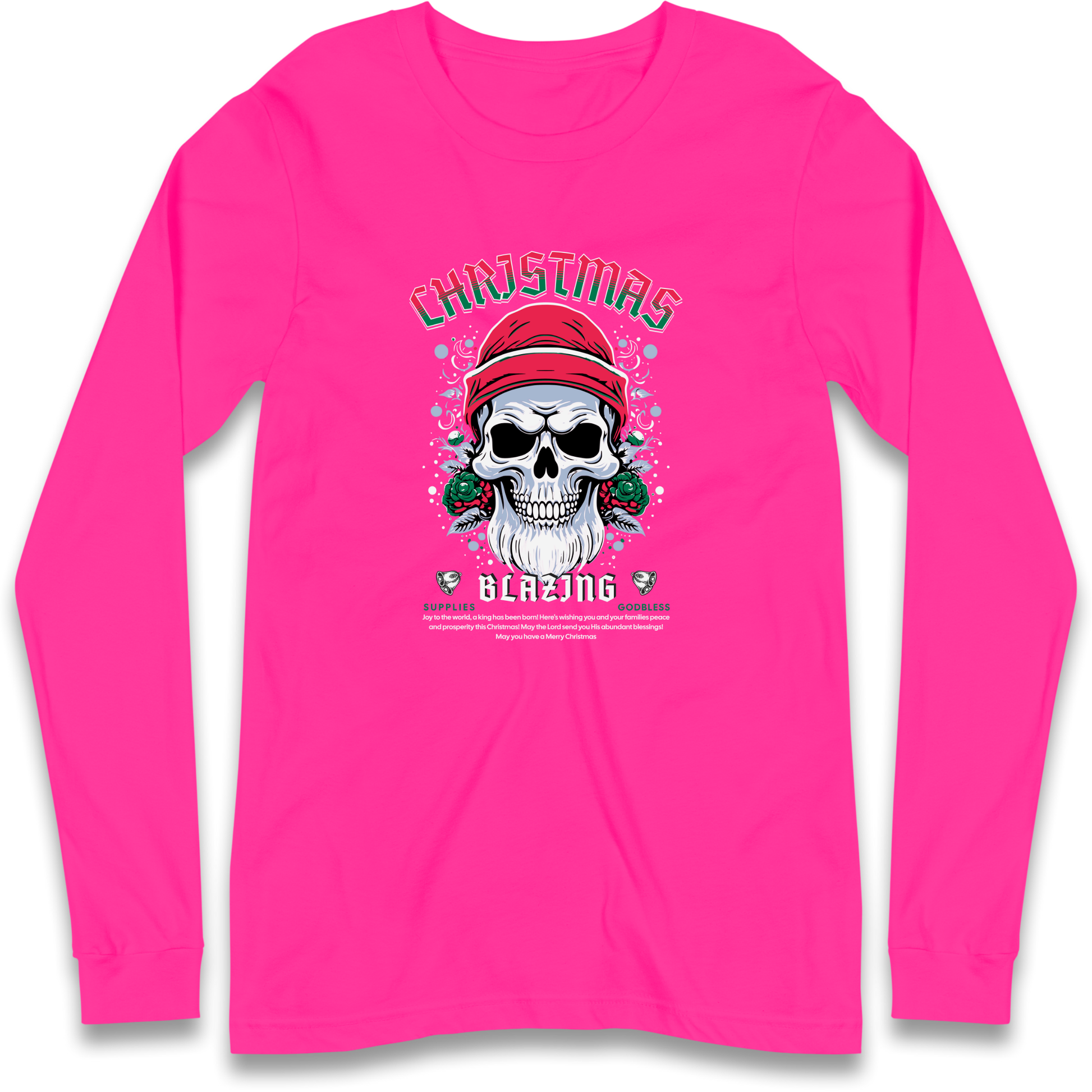 Christmas Blazing Longsleeve T Shirt