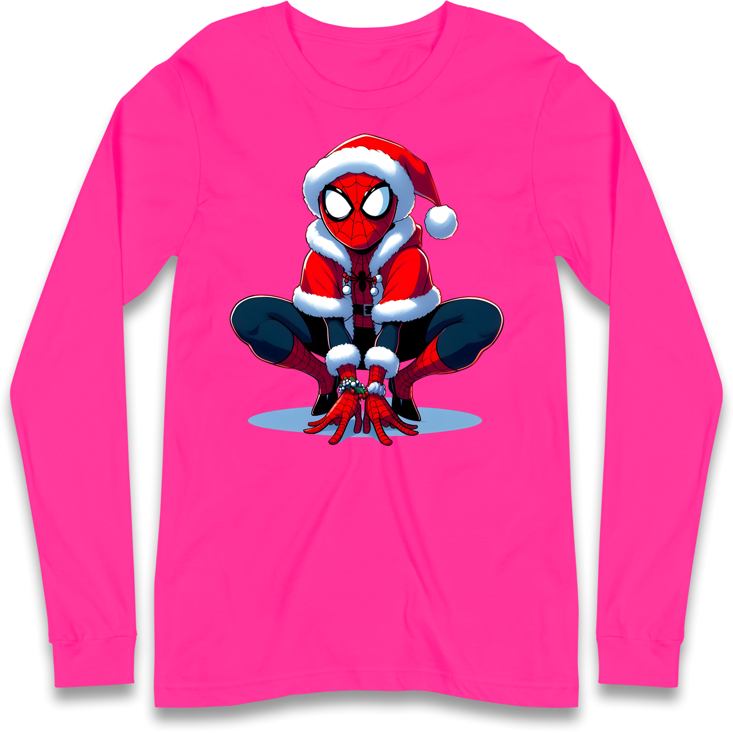 Spiderman Santa Longsleeve T Shirt
