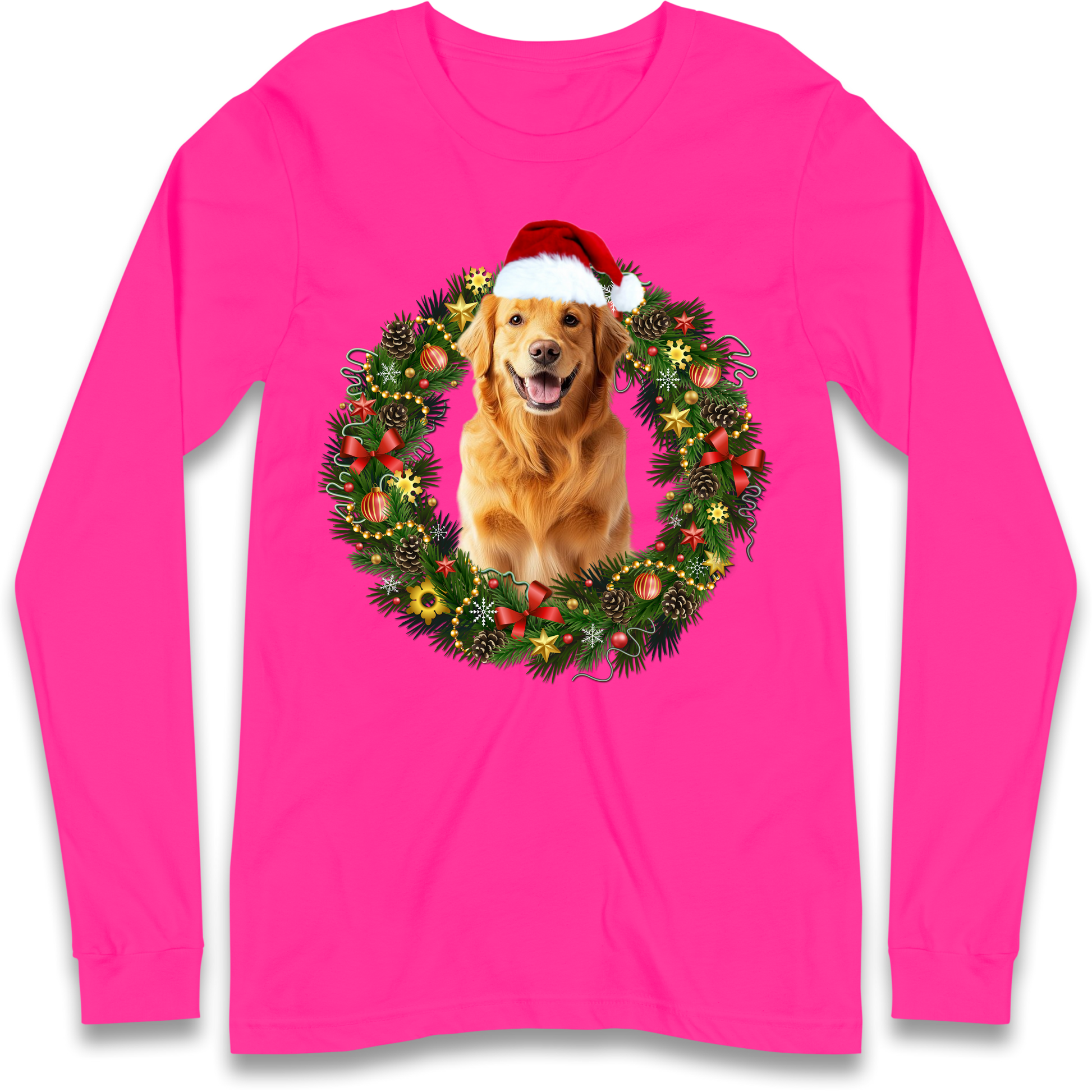 Dog Christmas Longsleeve T Shirt