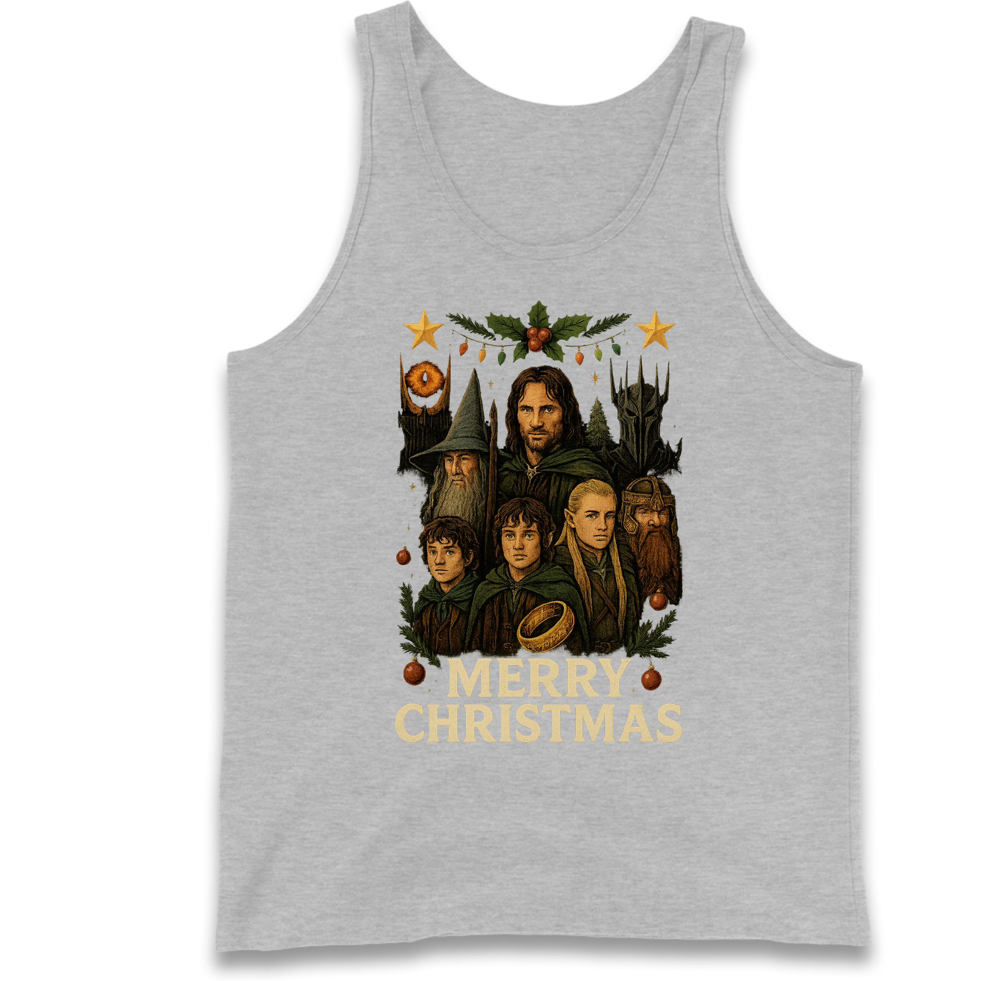 Lord of The Rings Christmas Tank Top