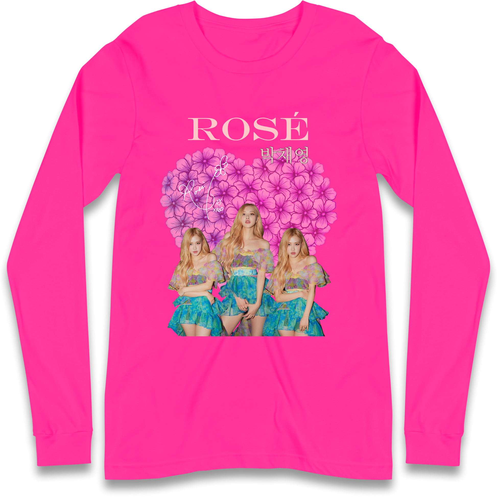 Rose K Pop Longsleeve T Shirt