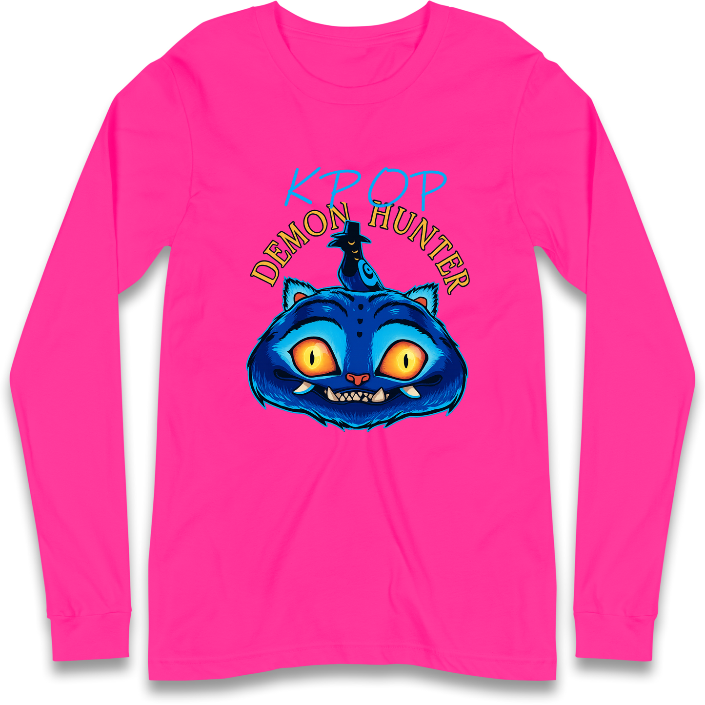 Kpop Demon Hunter Derpy Tiger Longsleeve T Shirt