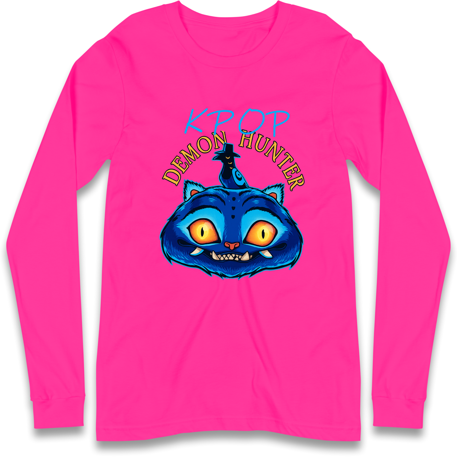 Kpop Demon Hunter Derpy Tiger Longsleeve T Shirt