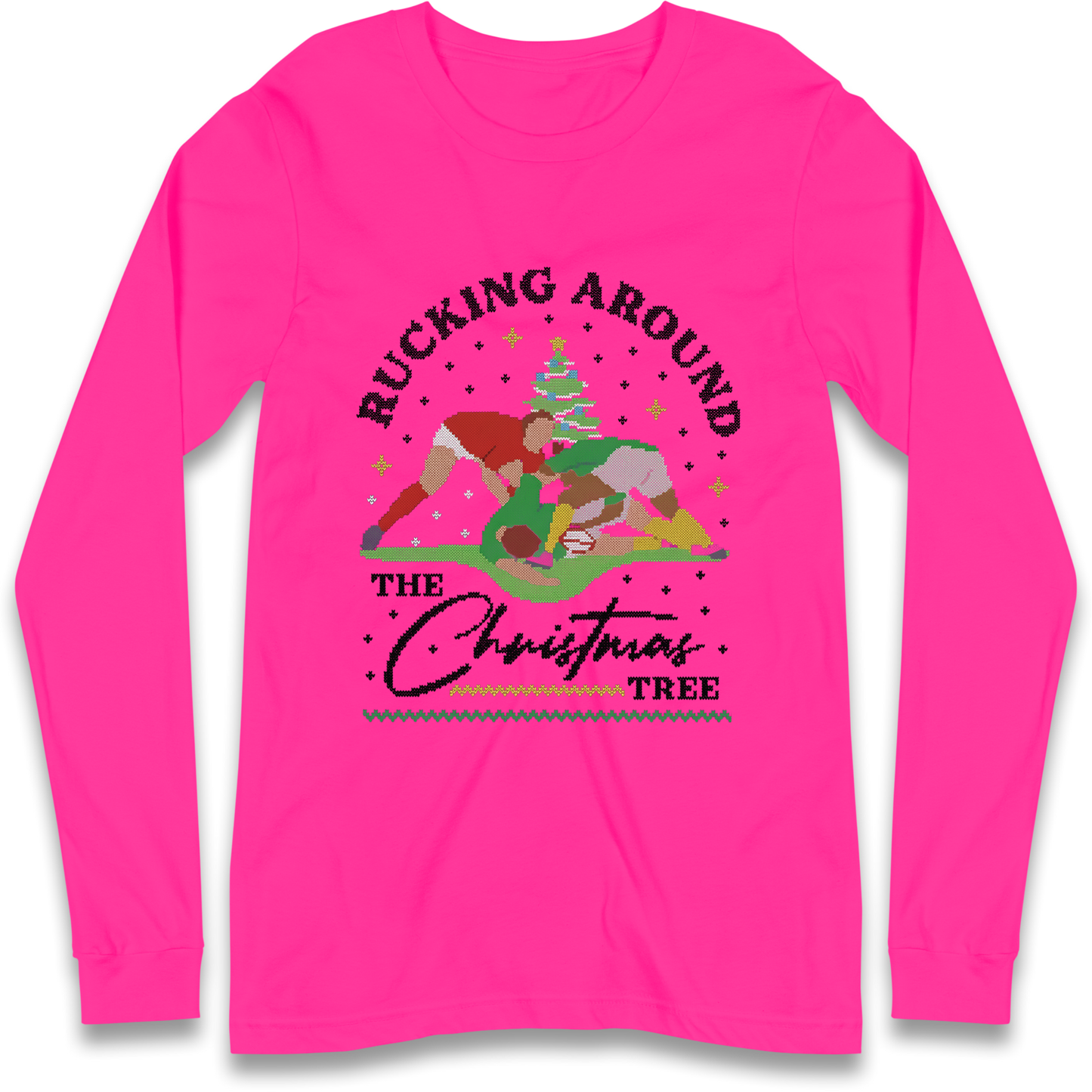 Rugby Christmas Longsleeve T Shirt