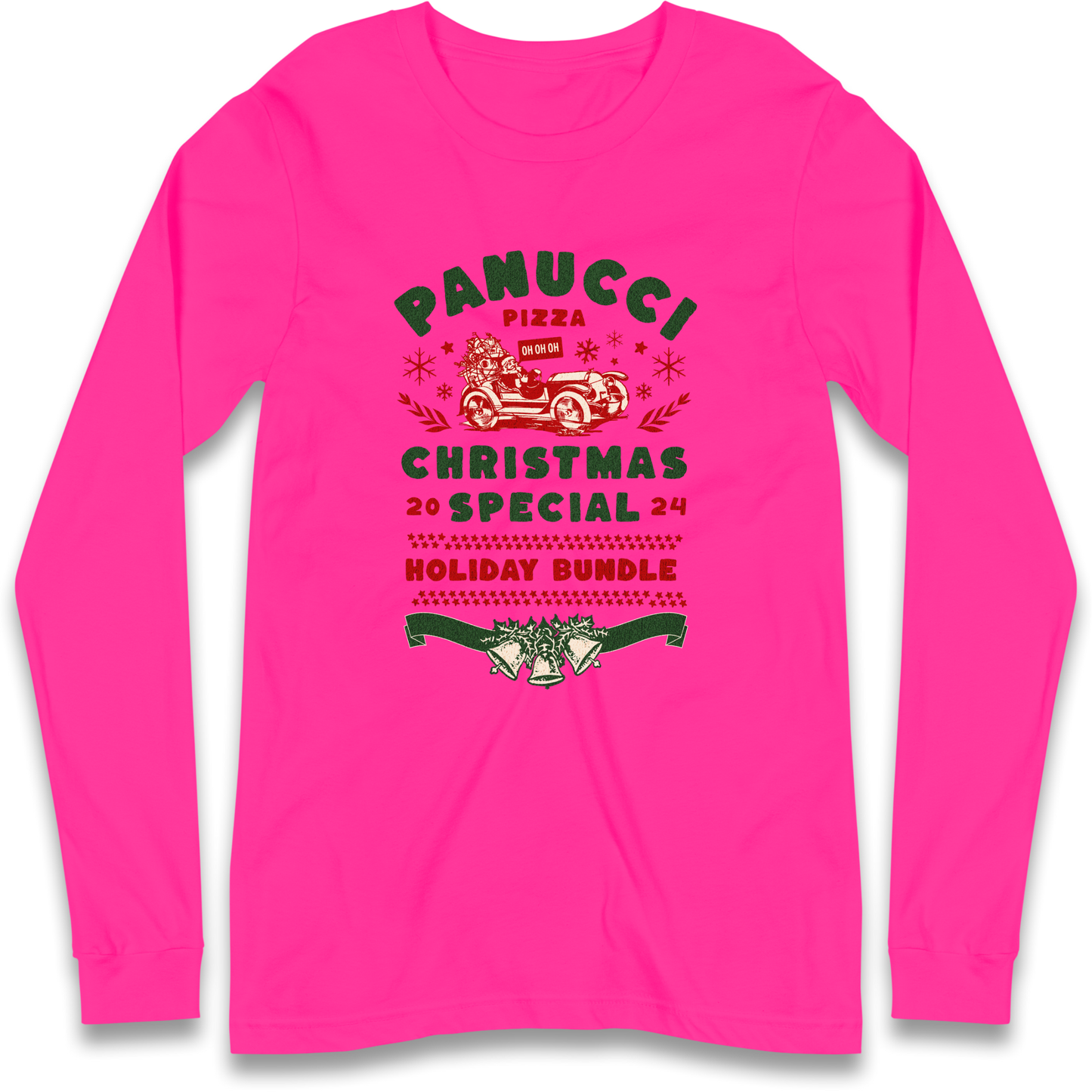Panucci Pizza Christmas Special Christmas Longsleeve T Shirt
