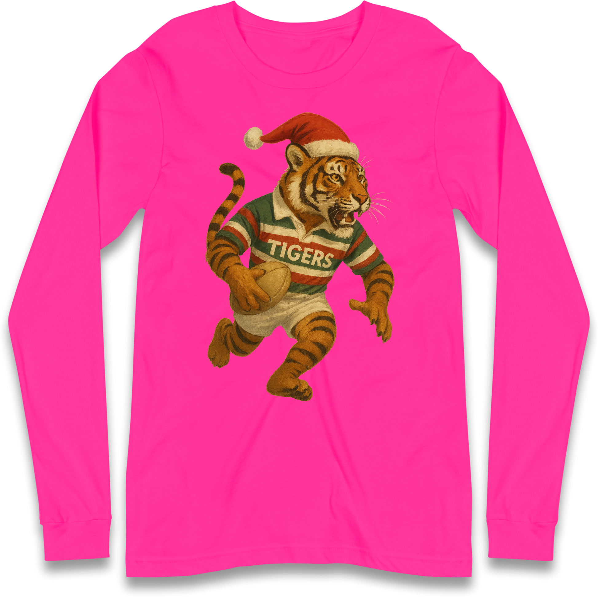 Leicester Tigers Longsleeve T Shirt
