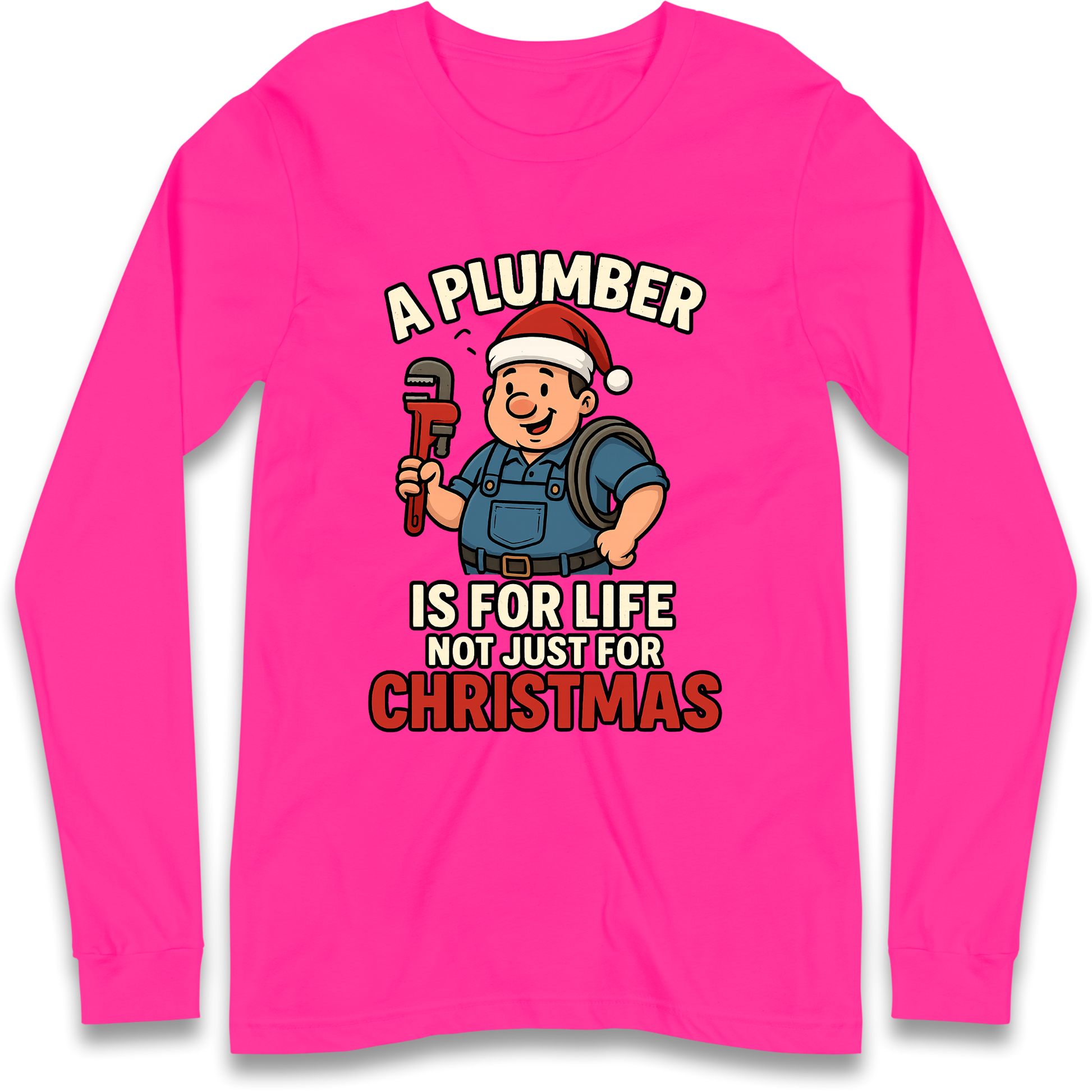 Plumber Christmas Longsleeve T Shirt