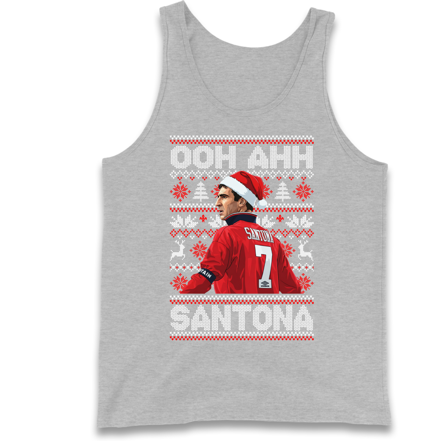 M'nchester United Christmas Tank Top