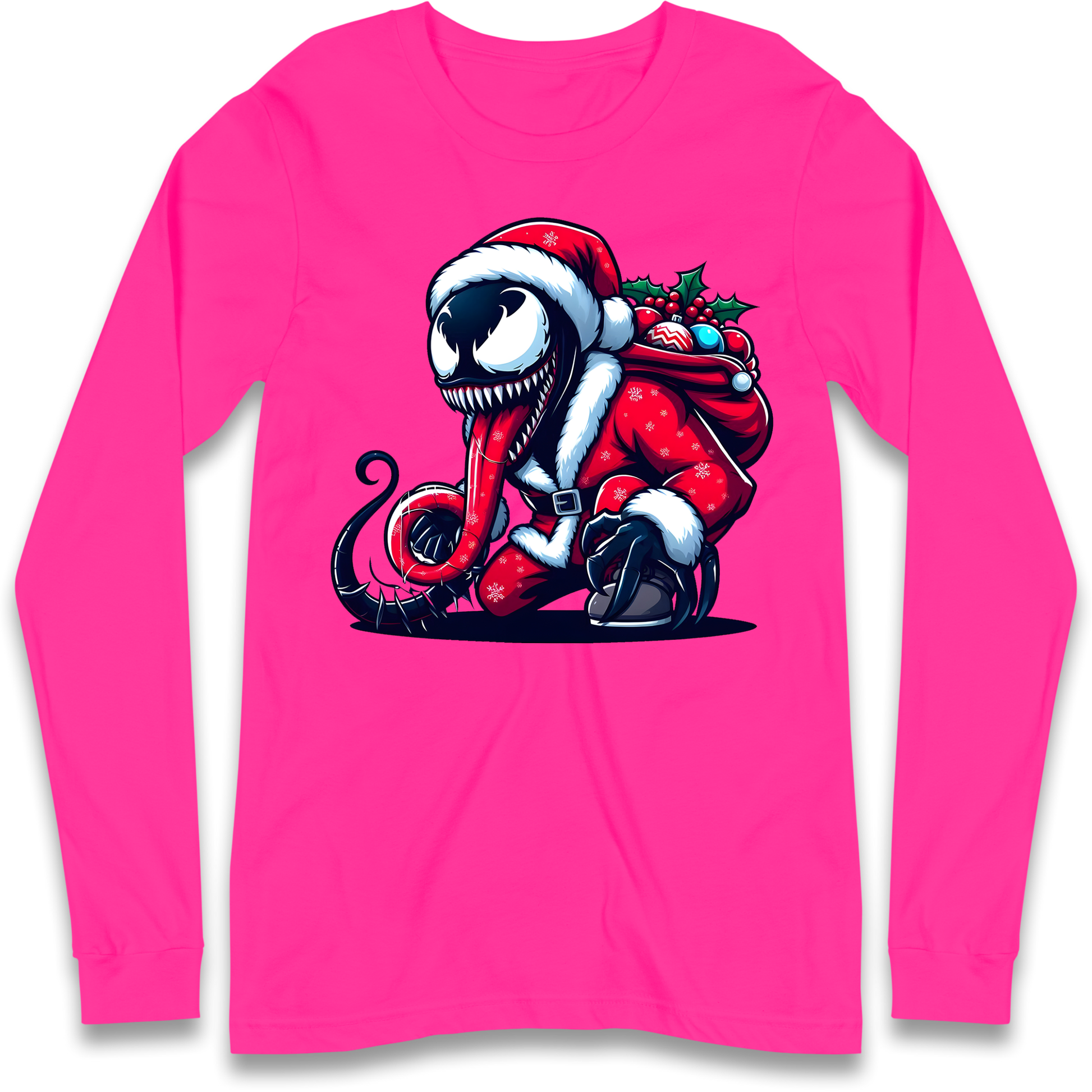 Venom Santa Longsleeve T Shirt