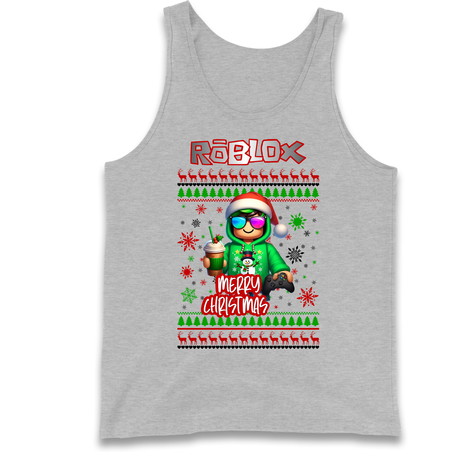 Roblox Merry Christmas Tank Top