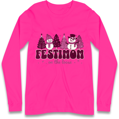 Festimom on The Loose Longsleeve T Shirt
