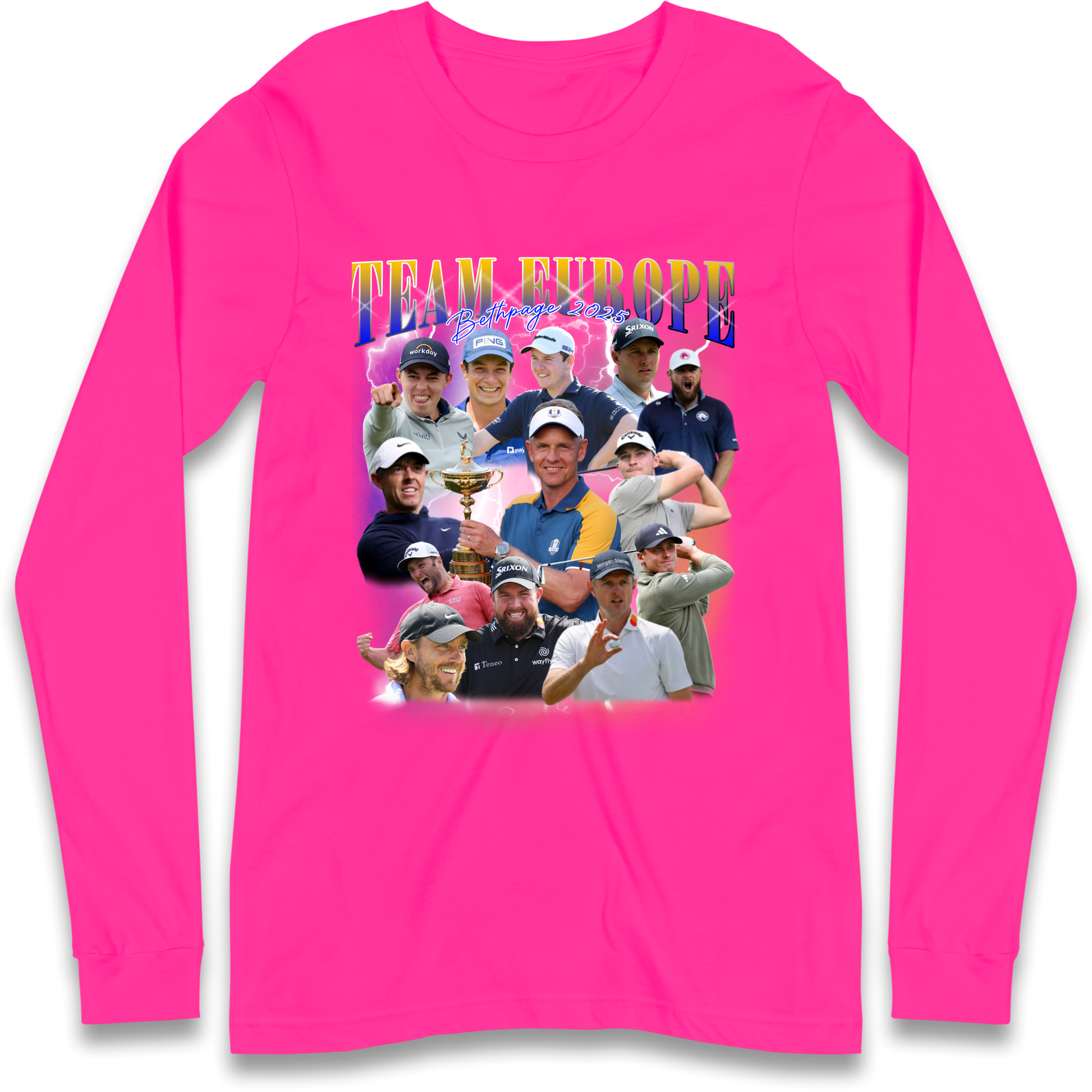 Ryder Cup 2025 Team Europe Longsleeve T Shirt