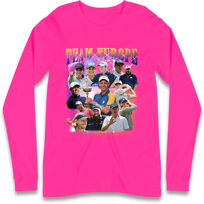 Ryder Cup 2025 Team Europe Longsleeve T Shirt