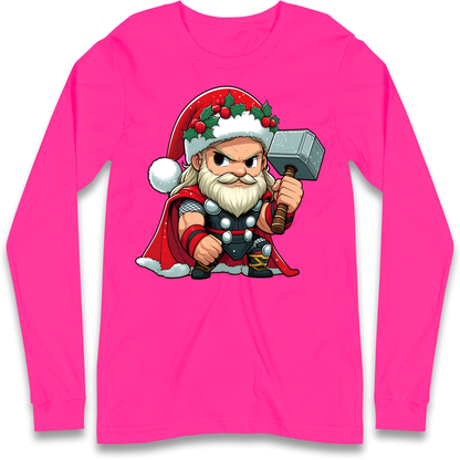 Thor Santa Longsleeve T Shirt
