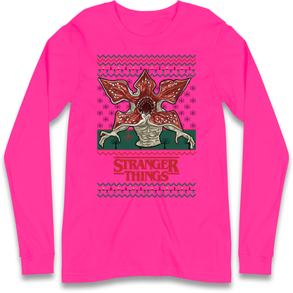 Demogorgon Christmas Longsleeve T Shirt