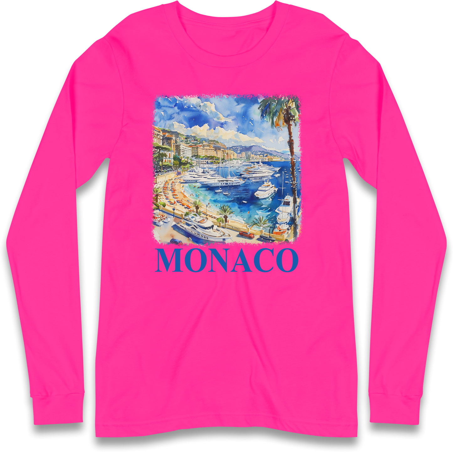 Monaco Painting Longsleeve T Shirt