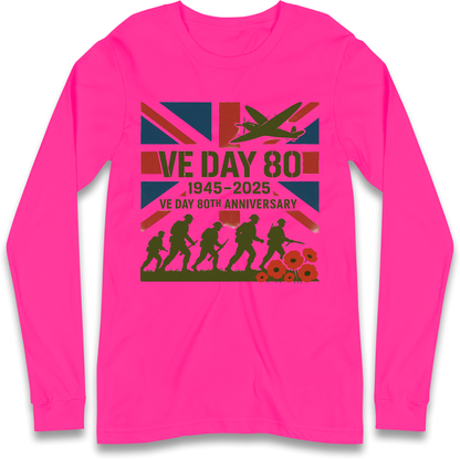 VE Day 80th Anniversary 1945 2025 Longsleeve T Shirt