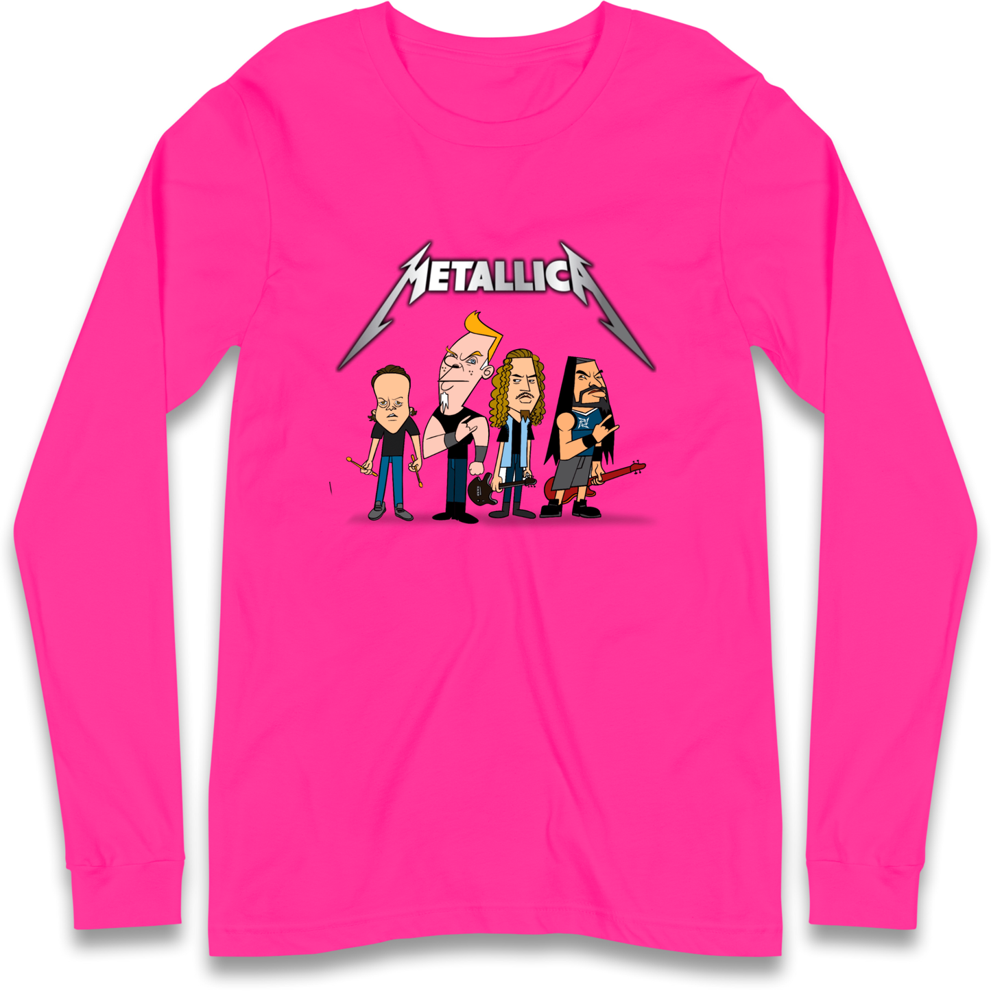 Metallica Cartoon Longsleeve T Shirt