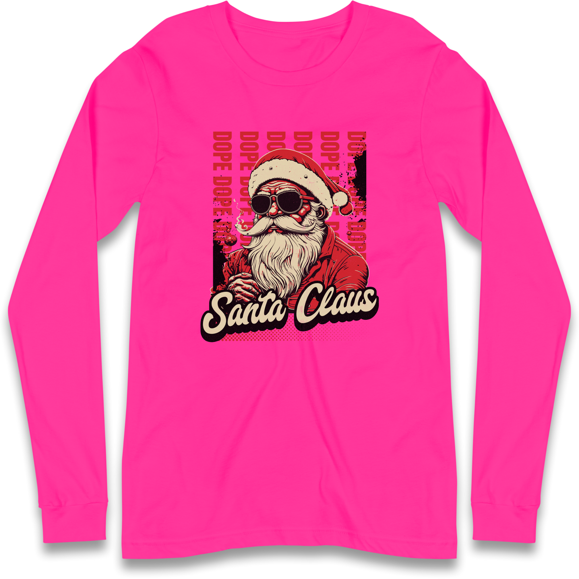 Dope Santa Claus Longsleeve T Shirt