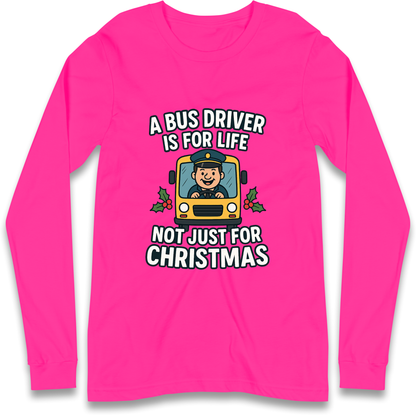 Bus Driver Christmas Longsleeve T Shirt