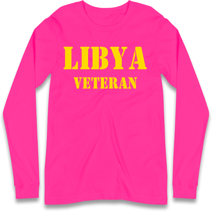 Libya Veteran Longsleeve T Shirt
