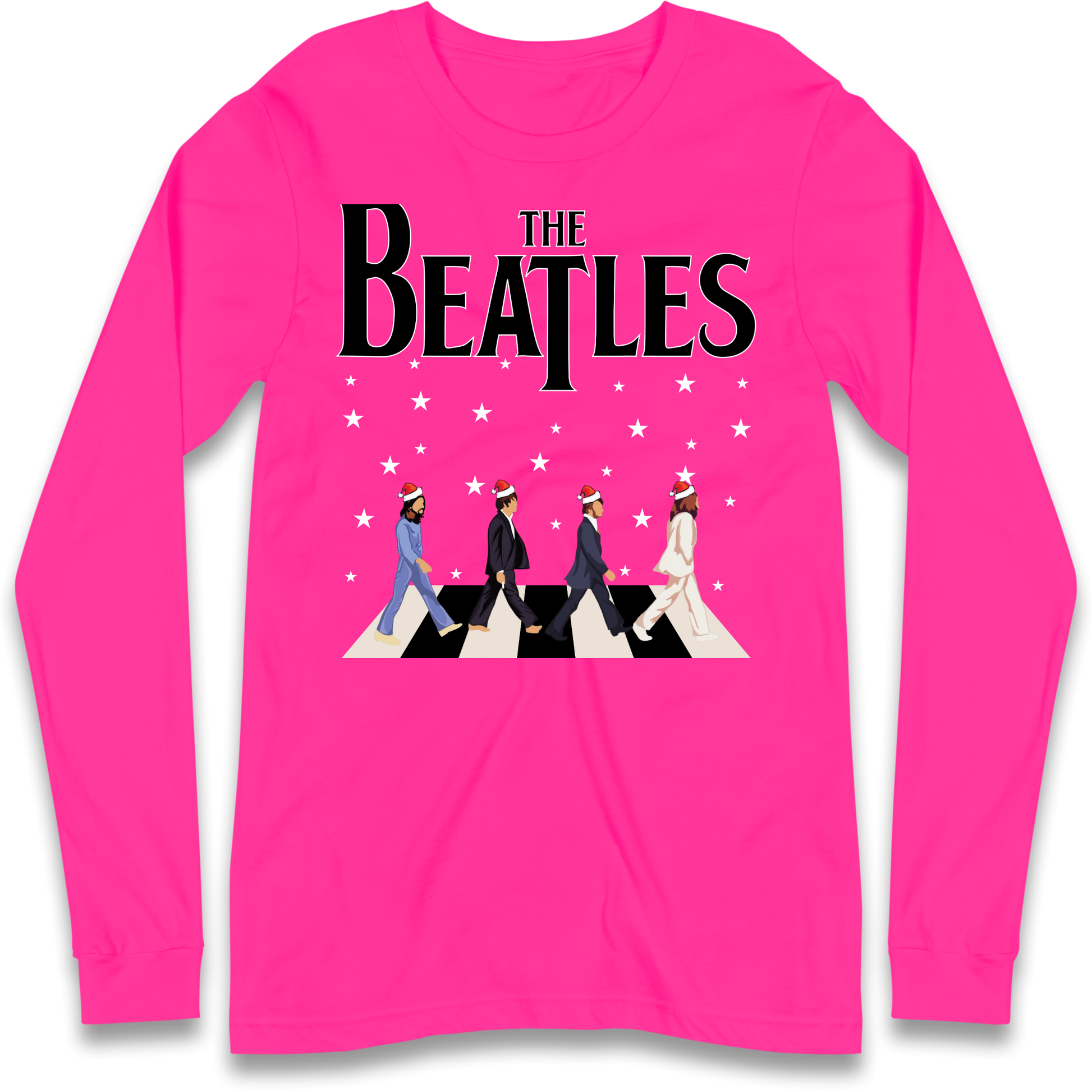 The Beatles Abbey Road Christmas Longsleeve T Shirt