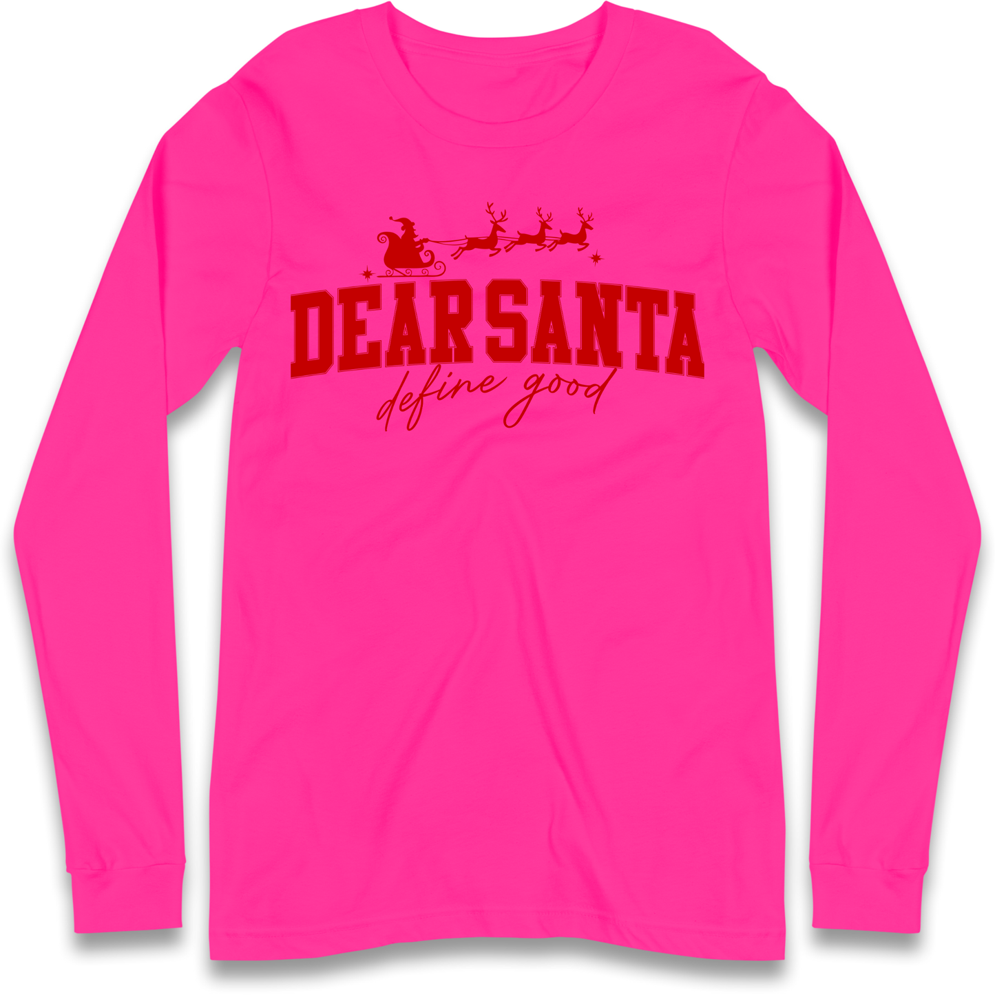 Dear Santa Christmas Longsleeve T Shirt