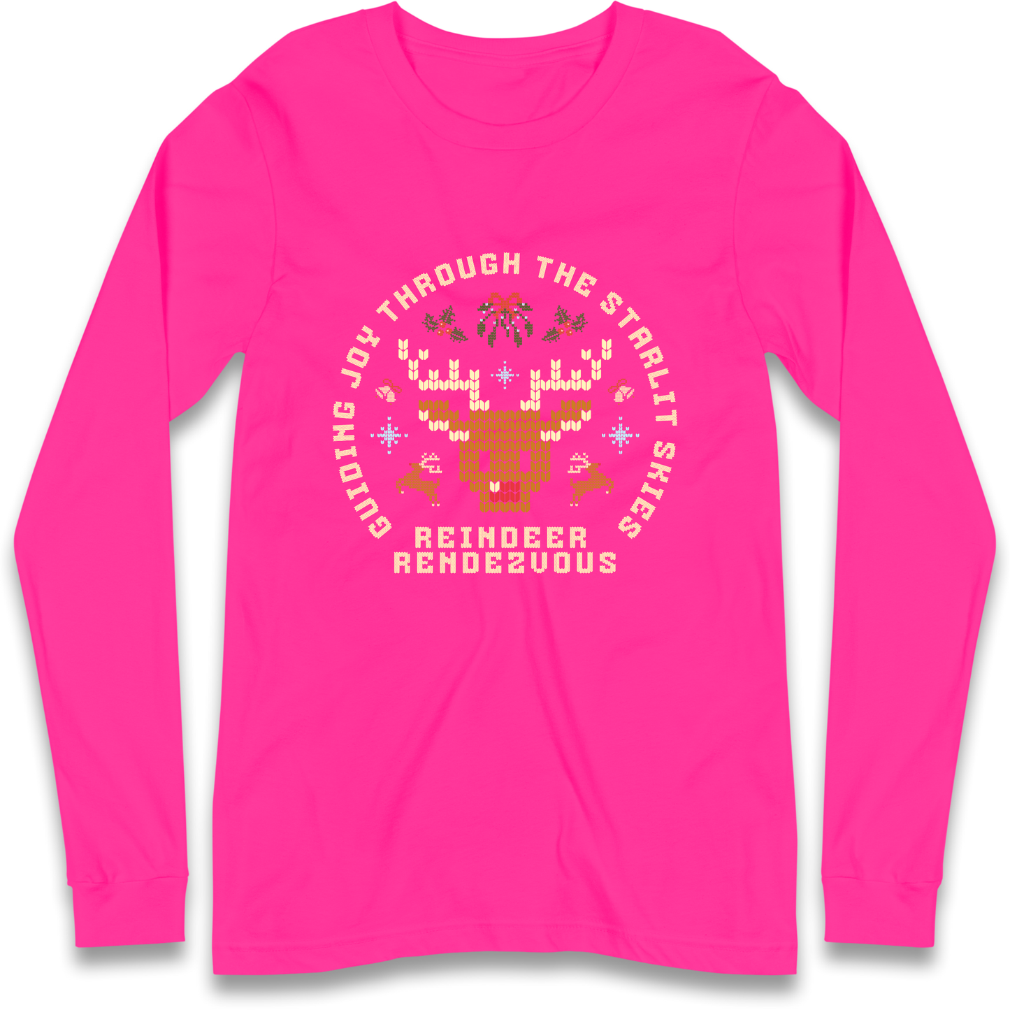Reindeer Rendezvous Christmas Longsleeve T Shirt