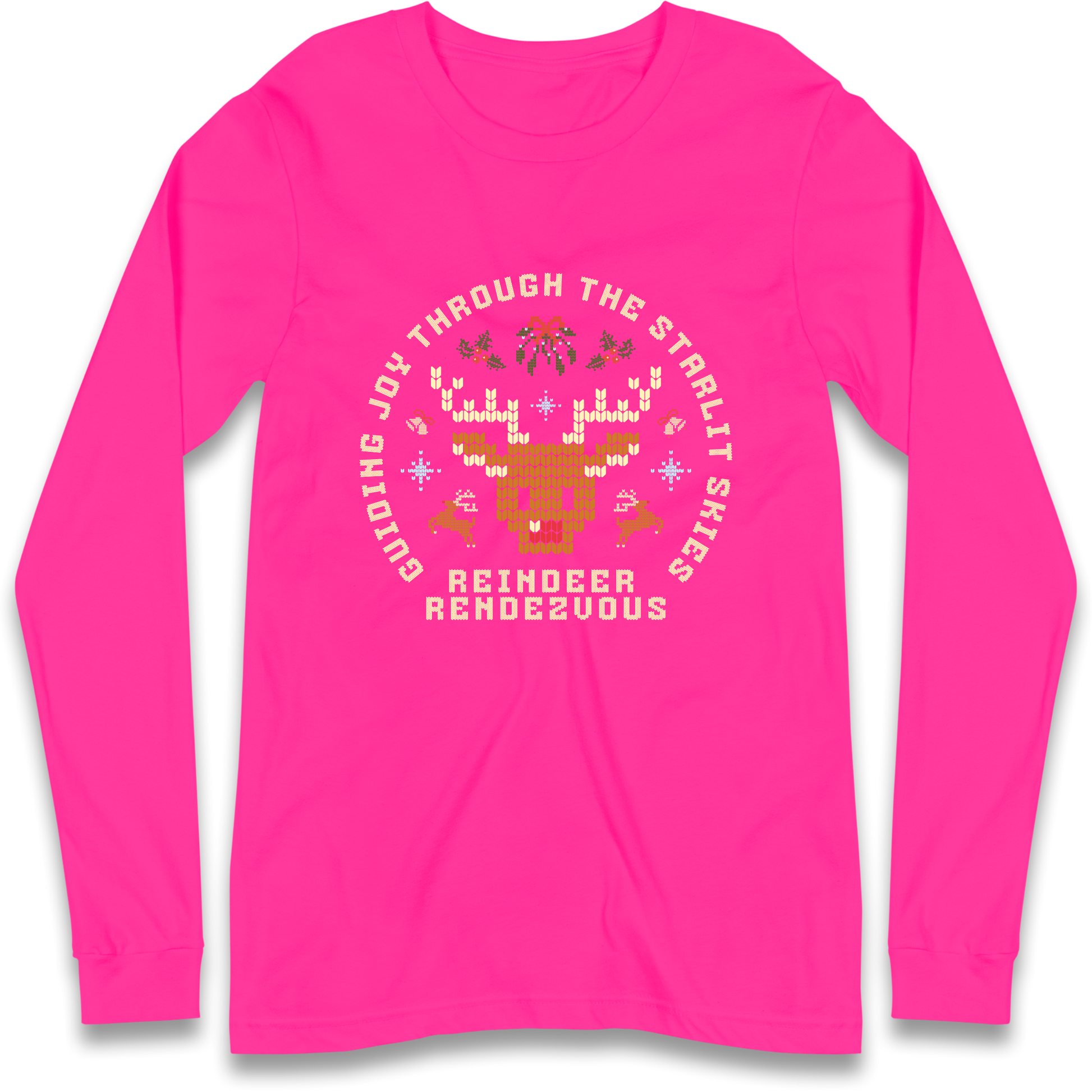 Reindeer Rendezvous Christmas Longsleeve T Shirt
