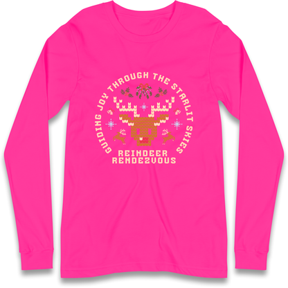 Reindeer Rendezvous Christmas Longsleeve T Shirt