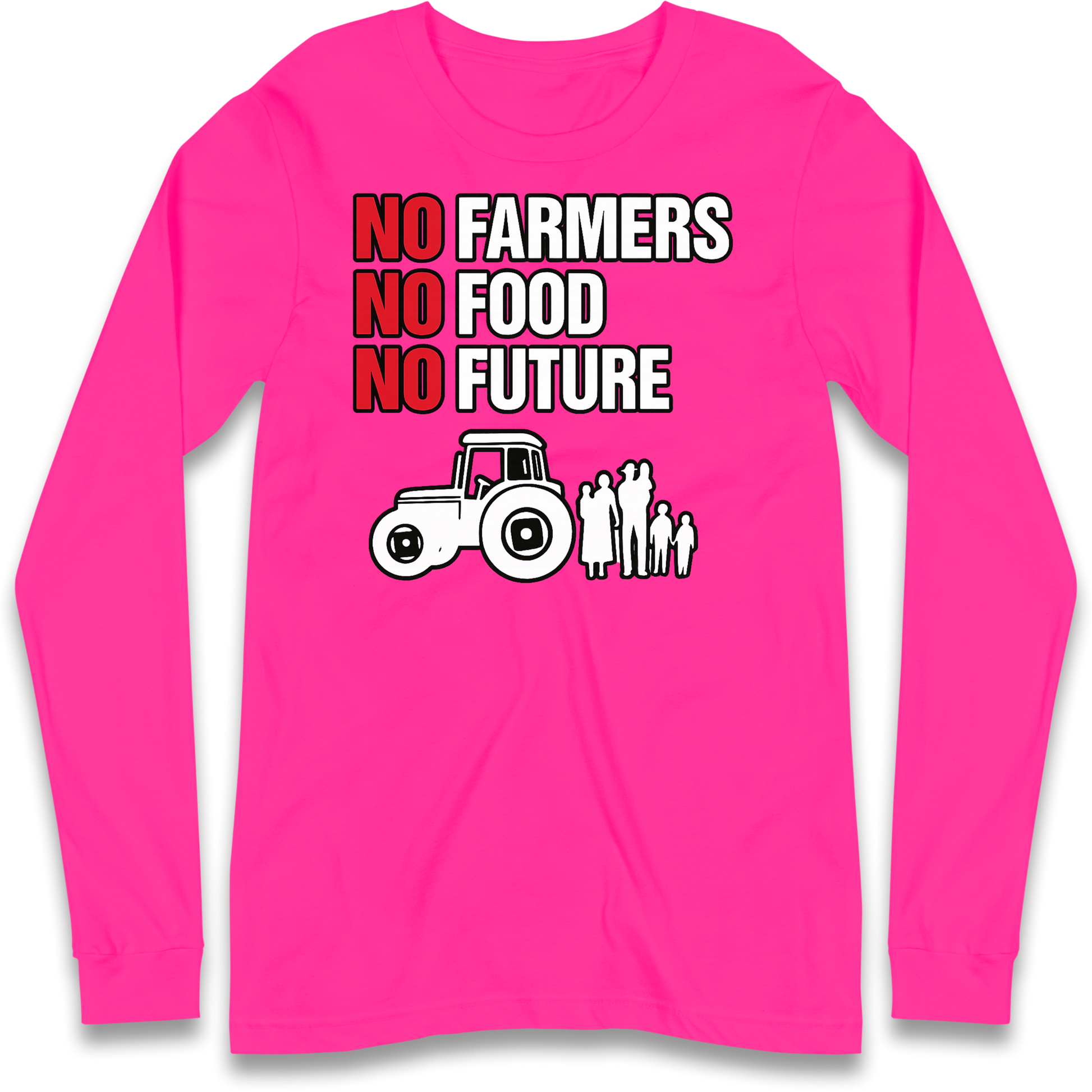 Farmers Agricultural Inheritance Tax Protest Longsleeve T Shirt