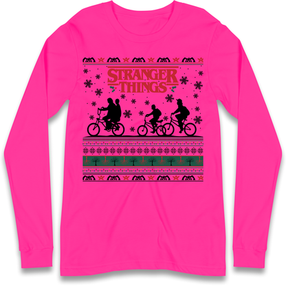 Stranger Things Christmas Longsleeve T Shirt