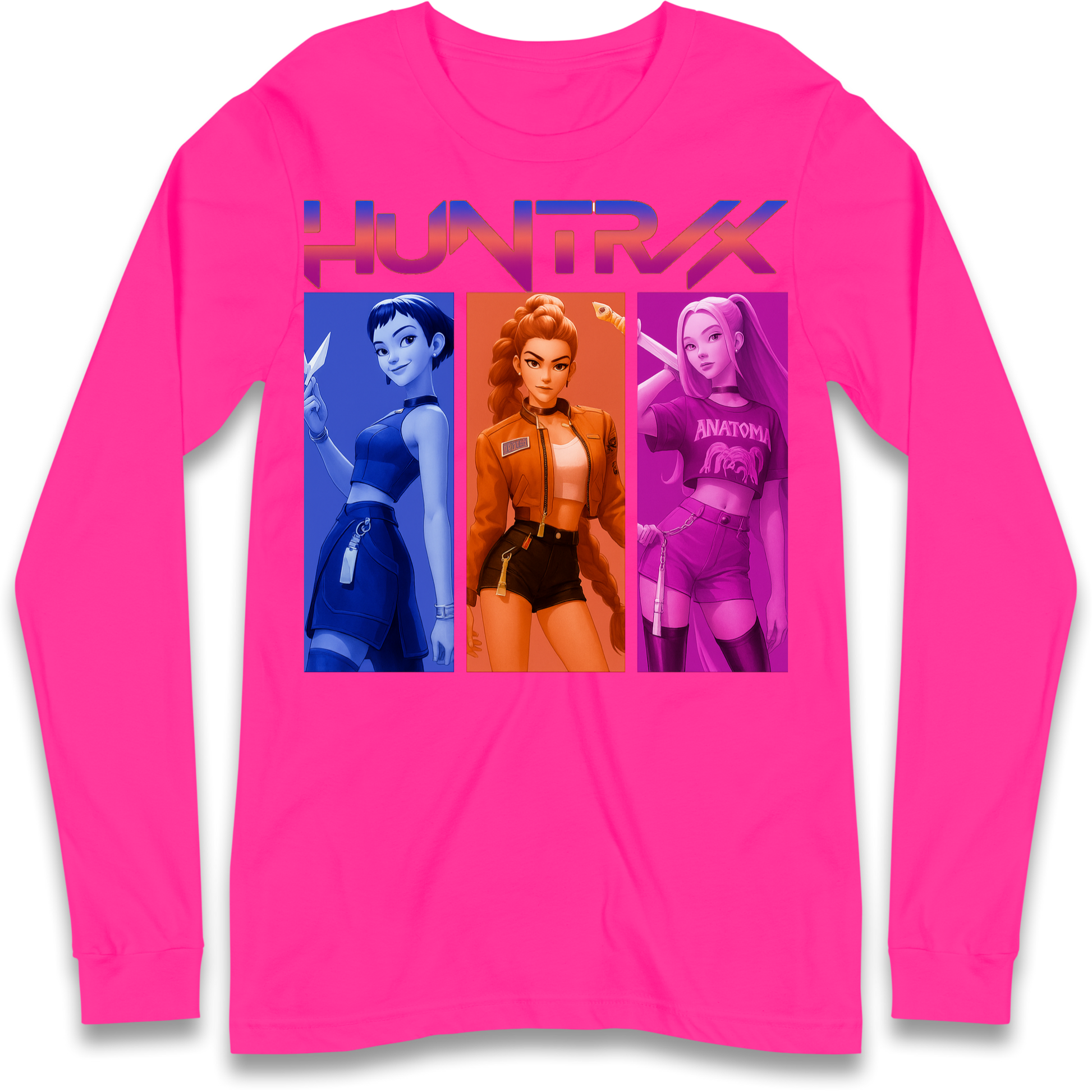 Kpop Demon Hunters Huntrix Longsleeve T Shirt