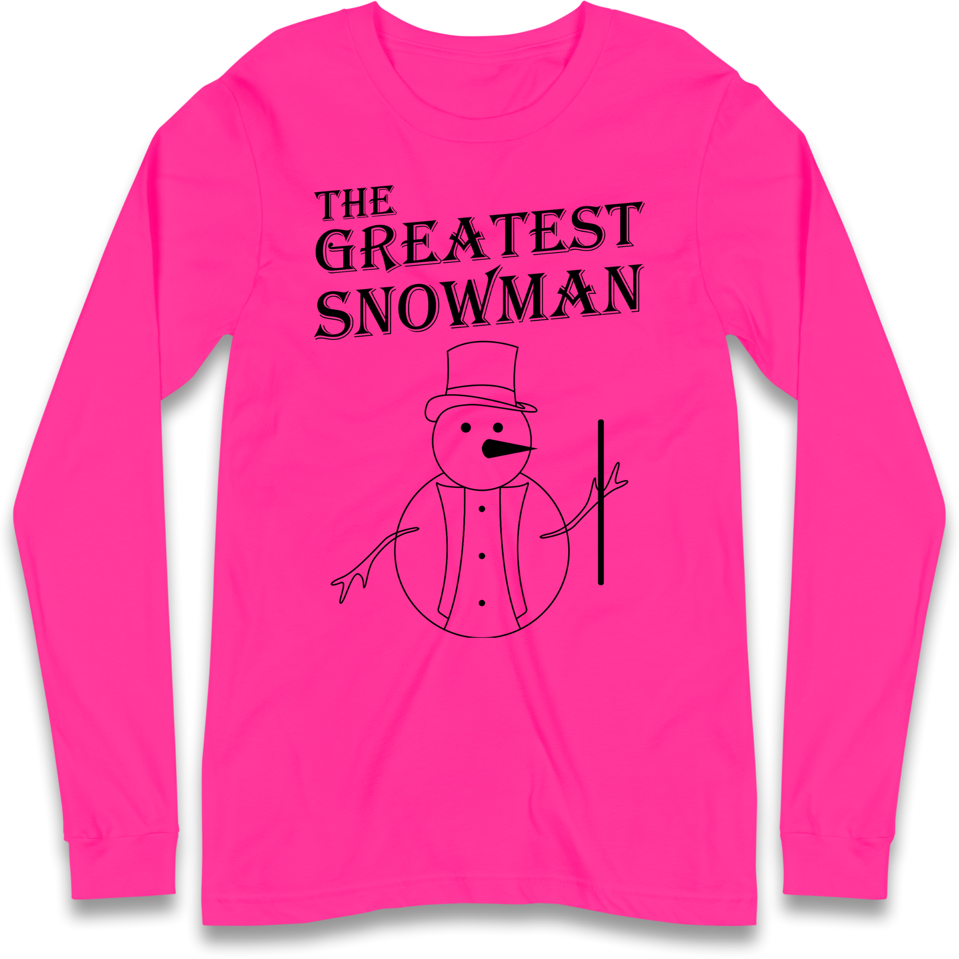 The Greatest Snowman Christmas Longsleeve T Shirt