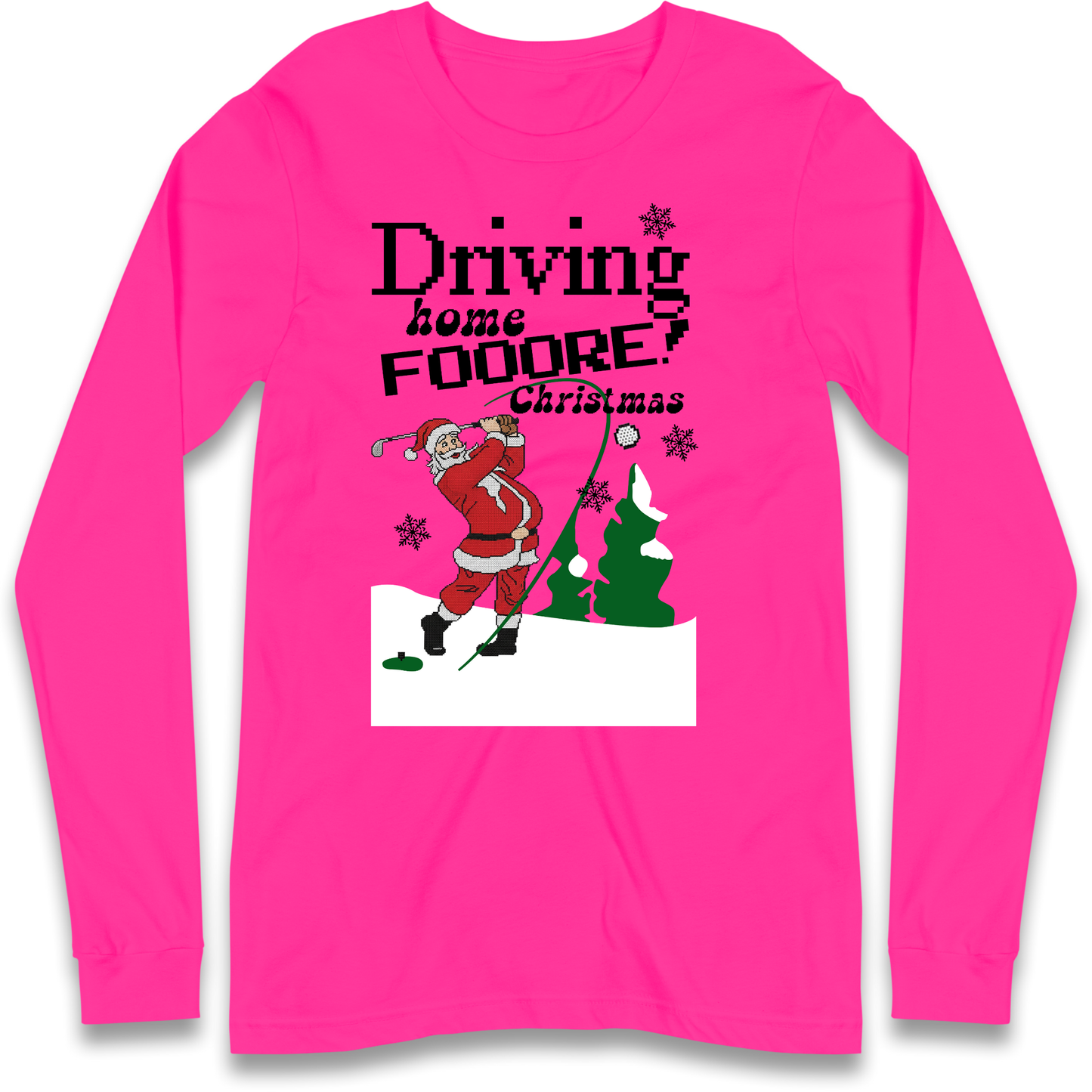 Christmas Golf Longsleeve T-Shirt