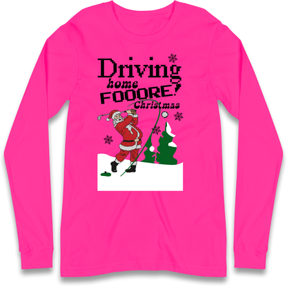 Christmas Golf Longsleeve T-Shirt