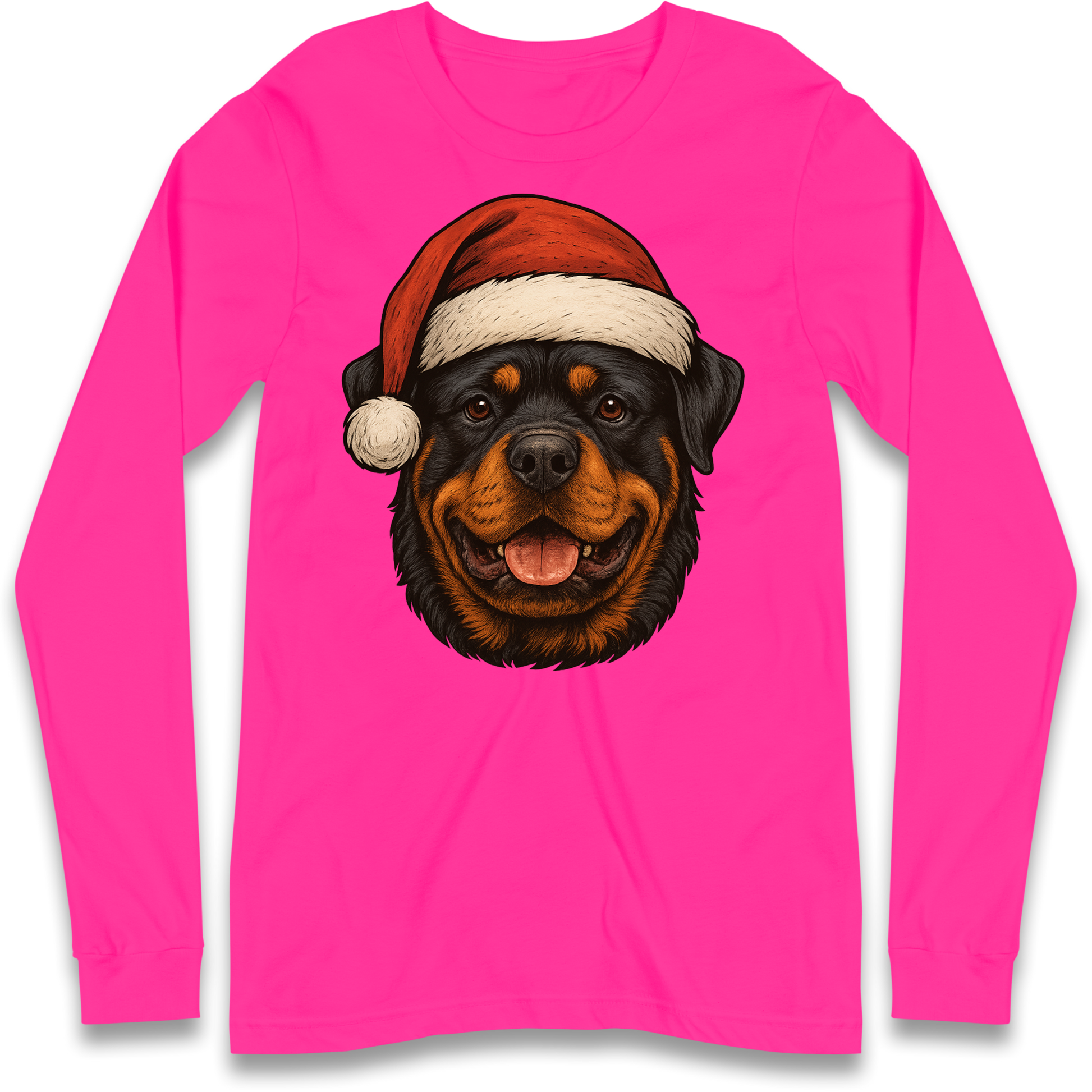 Rottweiler Christmas Longsleeve T Shirt