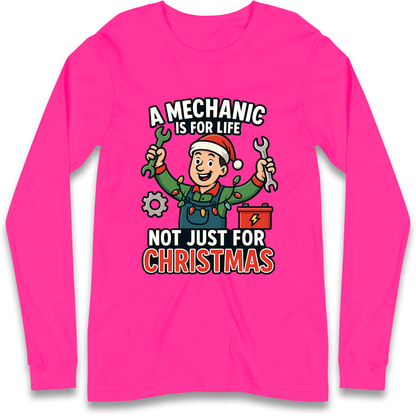 Mechanic Christmas Longsleeve T Shirt