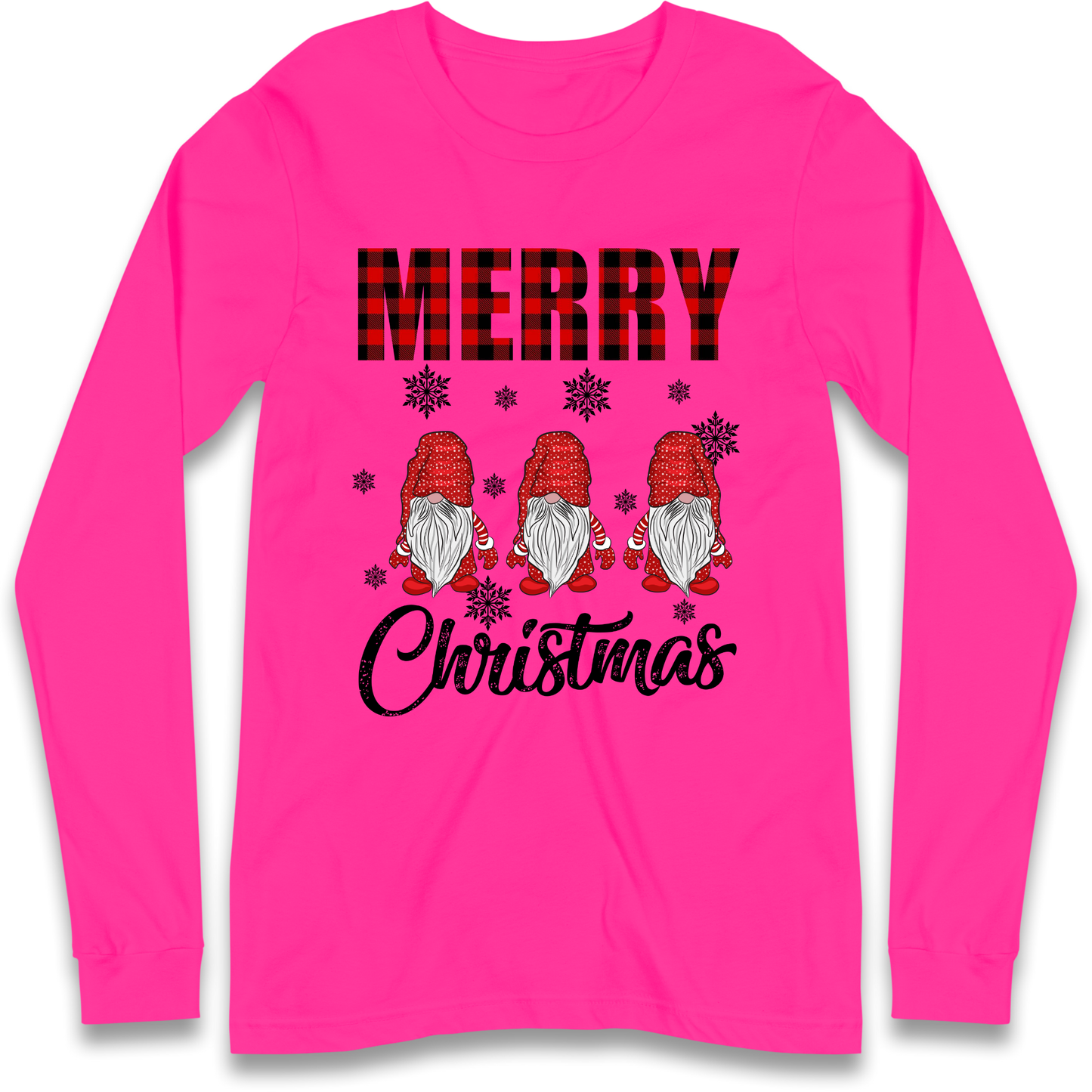 Merry Knomes Christmas Longsleeve T-Shirt