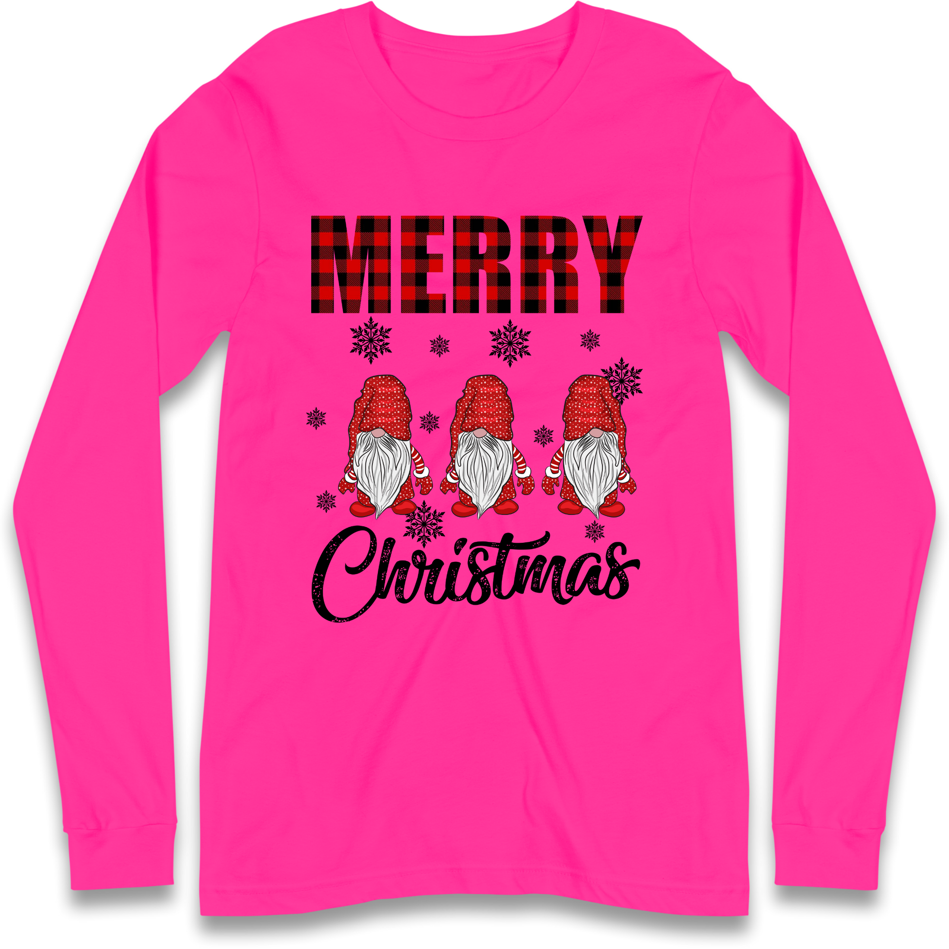 Merry Knomes Christmas Longsleeve T-Shirt