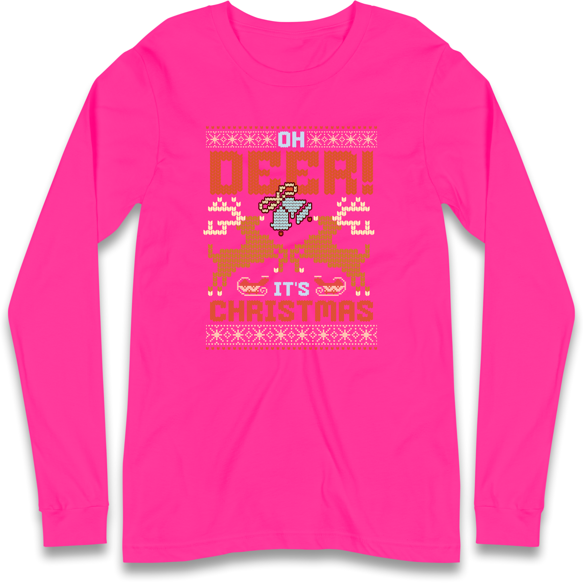 Oh Deer its Christmas Longsleeve T Shirt