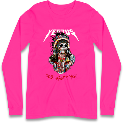 Yeezus God Wants You Longsleeve T Shirt