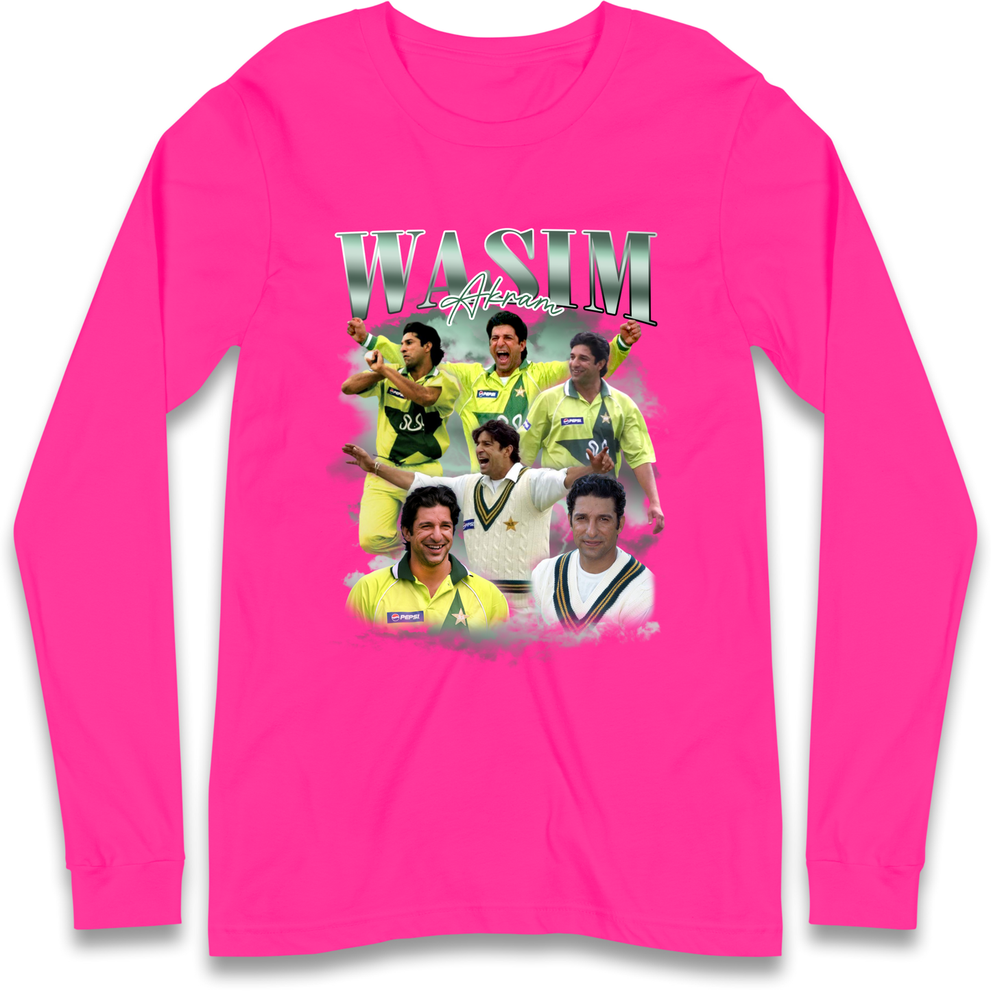 Wasim Akram Longsleeve T Shirt
