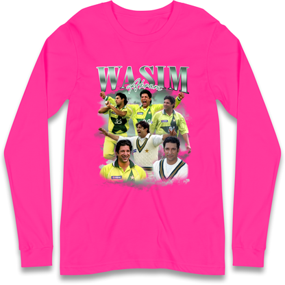 Wasim Akram Longsleeve T Shirt