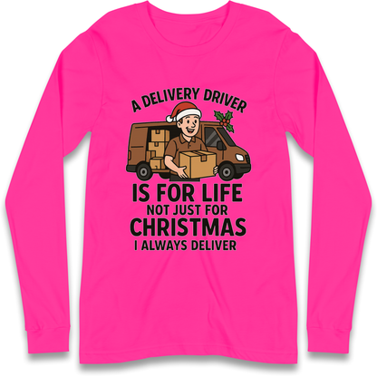 Delivery Driver Christmas Longsleeve T Shirt