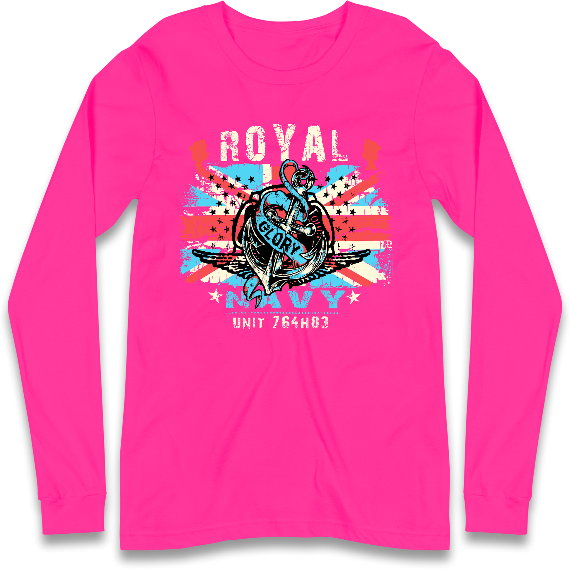 Royal Navy Glory Unit 764H83 Longsleeve T Shirt