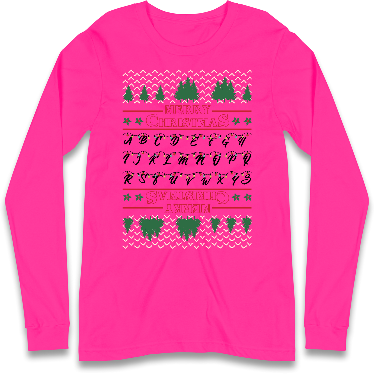 stranger things christmas jumper Longsleeve T Shirt