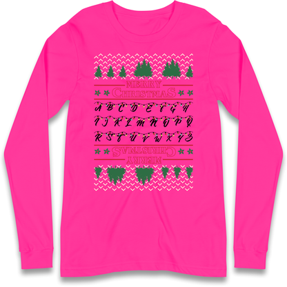 stranger things christmas jumper Longsleeve T Shirt