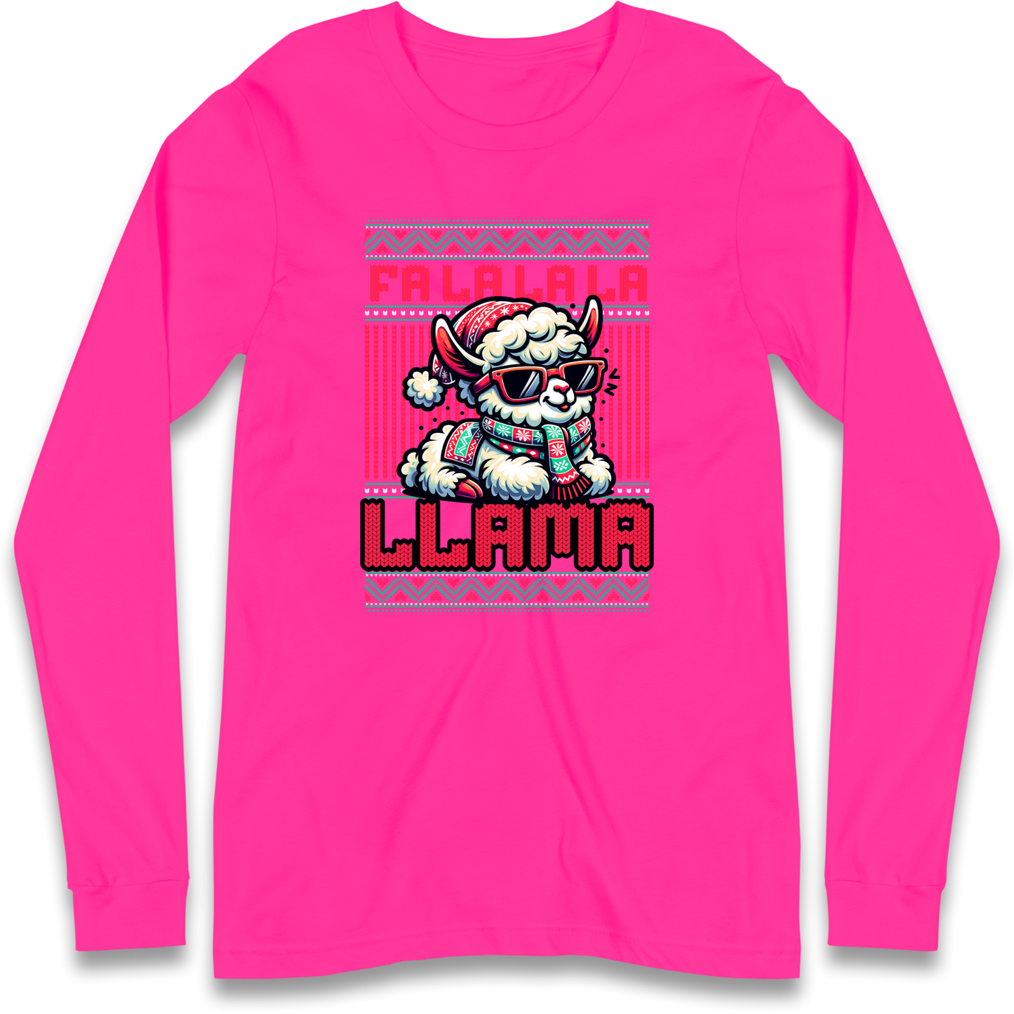 FA LA LA LA LLAMA Longsleeve T Shirt