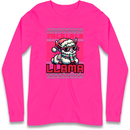 FA LA LA LA LLAMA Longsleeve T Shirt